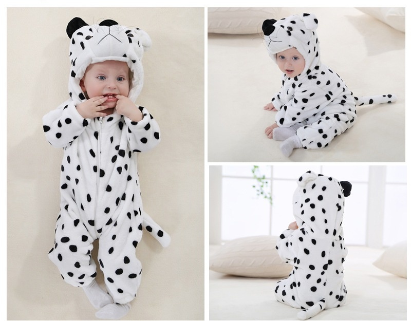Baby Cosplay snow leopard costume onesies Baby Cosplay snow leopard costume onesies