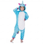 Colorful hair unicorn Animal Kigurumi Narwhal Cosplay Costume Pajamas Onesies