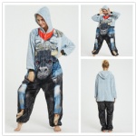 Adult 3D Carry me bull onesies