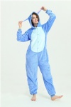 audult blue stitch Unisex Adult Animal Kigurumi Narwhal Cosplay Costume Pajamas Onesies