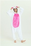 Adult rose red unicorn Unisex Adult Animal Kigurumi Narwhal Cosplay Costume Pajamas Onesies